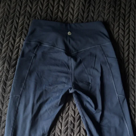 HeathYoga Navy Blue Women's Leggings - Picture 4 of 4